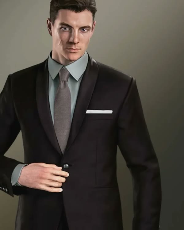 James Bond in the Espresso Command outfit, a brown three-piece suit, in 007 First Light.