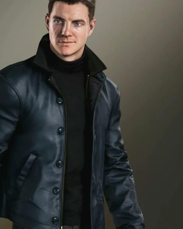 James Bond in the Kensington Outfit, a dark zip-up jacket, in 007 First Light.
